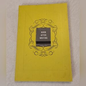 NEW! Burn After Writing Journal by Sharon Jones